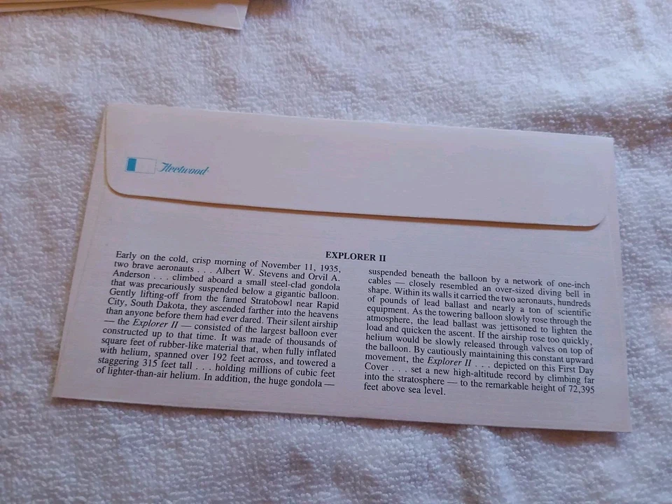 U.S-(-1983-)-EXPLORER II-FLEETWOOD-FDC - Image 2 of 2