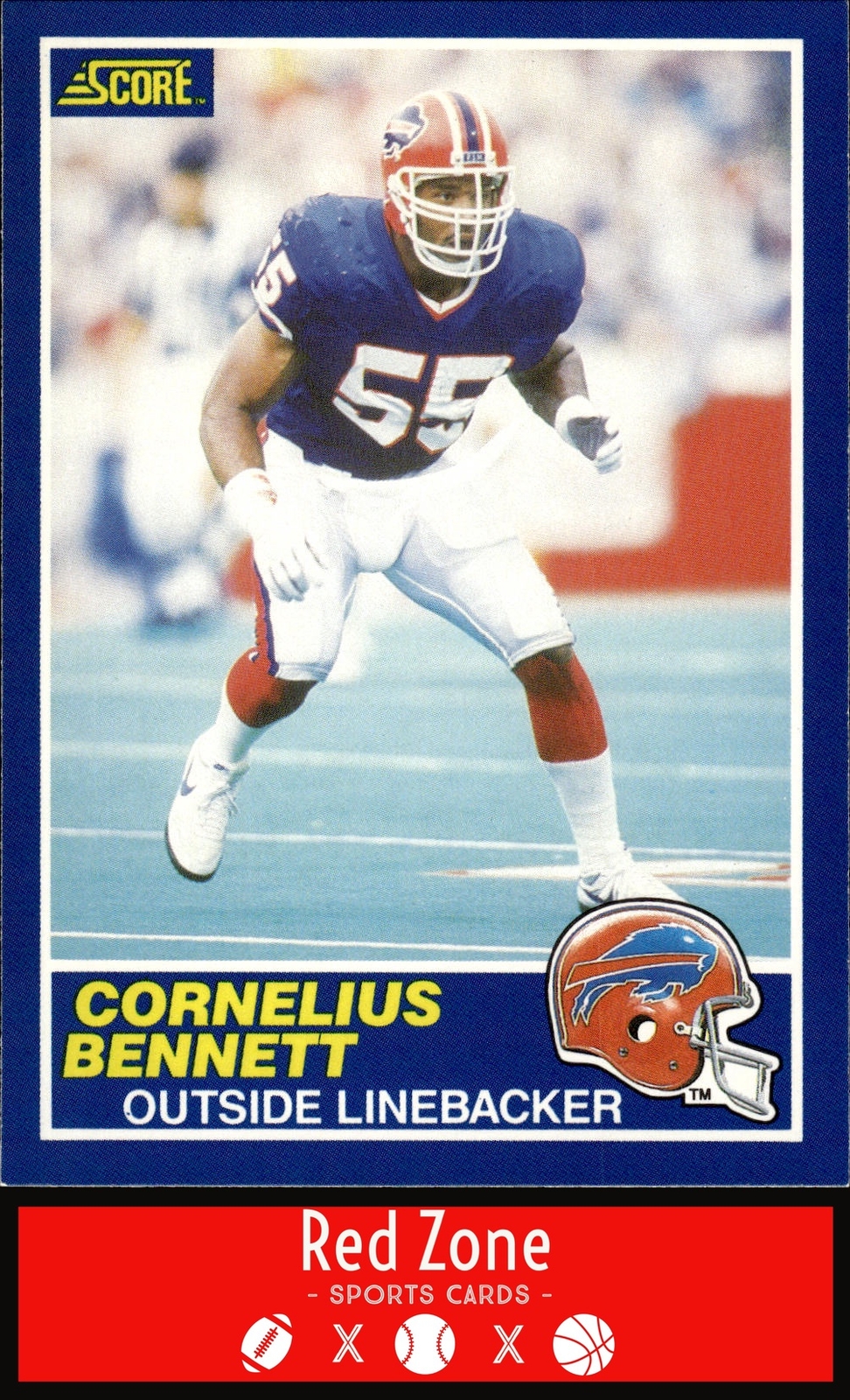 1989 Score - #61 Cornelius Bennett NM Set Break.