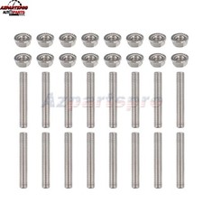 For Ford 6.8 Liter V10 Stainless Exhaust Manifold Stud Kit Super Duty Fits 6.8l For Ford 6.8 Liter V10 Stainless Exhaust Manifold Stud Kit Super Duty Fits 6.8l