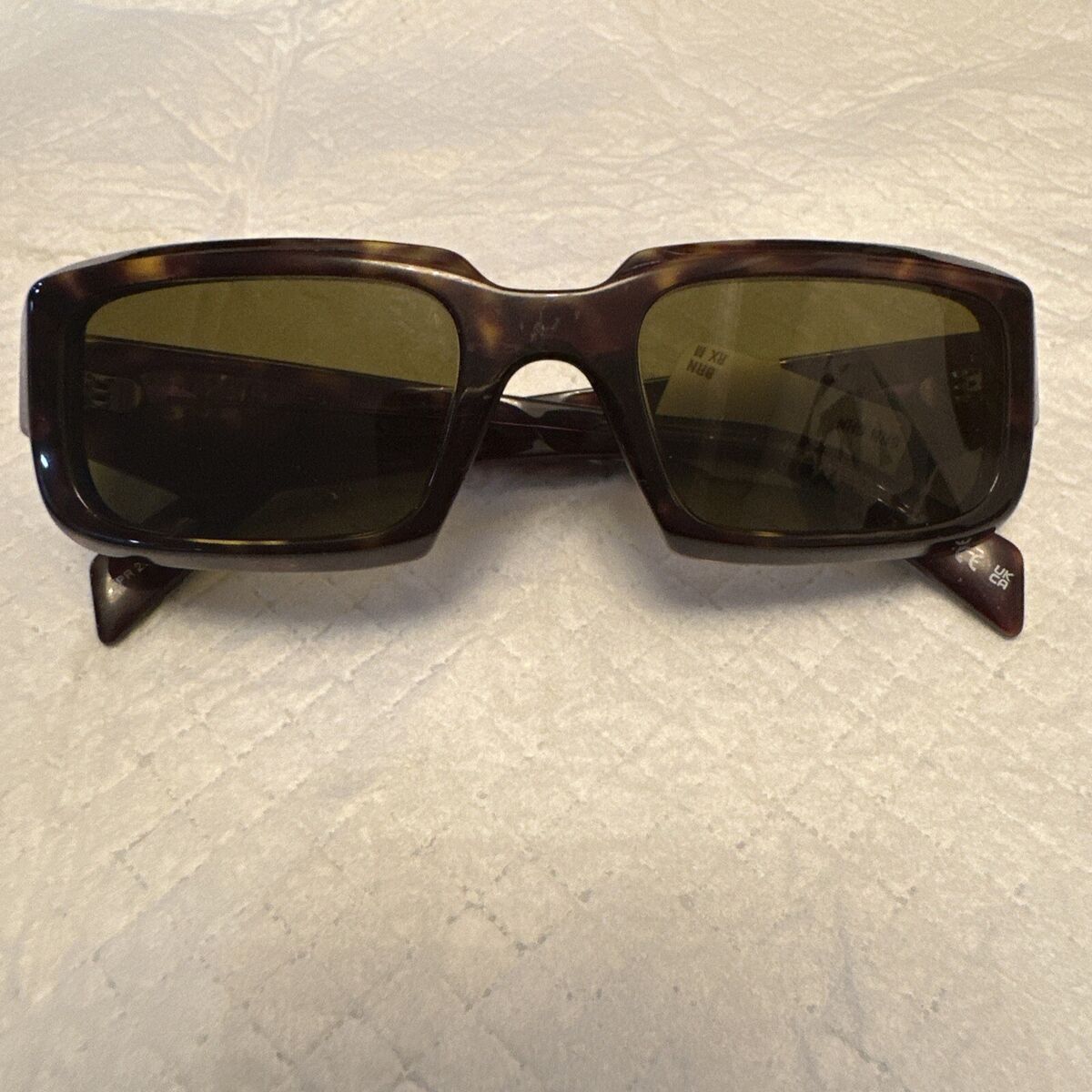 NEW PRADA SPR 27Z-F 19J-09Z BROWN AUTHENTIC SUNGLASSES 55-19 NEW PRADA SPR 27Z-F 19J-09Z BROWN AUTHENTIC SUNGLASSES 55-19