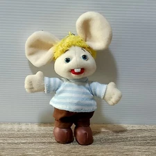 Topo Gigio Topositio Maria Perego Plush Mascot Keychain Toy Young EPOCH Vintage