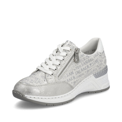 Trainers Rieker Sneaker Grau Silber Rieker N0900-90 Silver