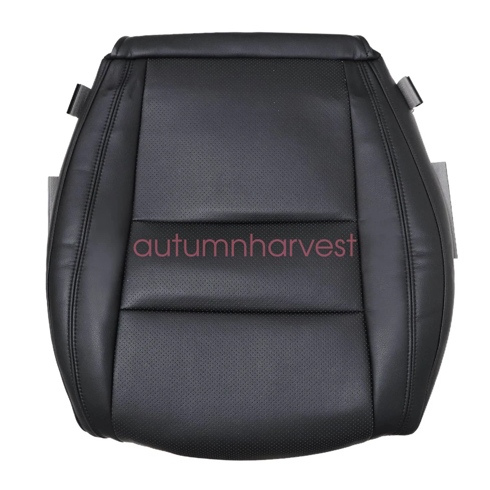 Cubierta de cuero perforada inferior lateral del pasajero negra para Dodge Durango 2011-2018 Foto 4 de 4