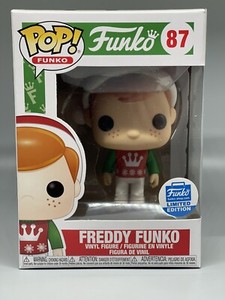 Funko Pop #87 Freddy Funko Holiday Christmas Sweater Freddy IN HAND | eBay