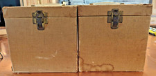 AMFILE PLATTER PAK RECORD CASE x2 w/over 120 records