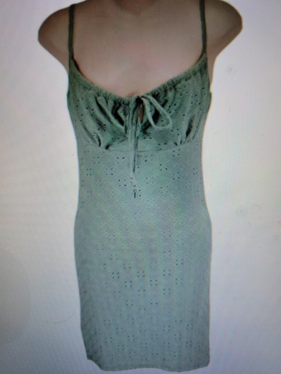 Fashion Nova Small S Its Really You Sage Mini Dress Womens Strappy Green  New | eBay