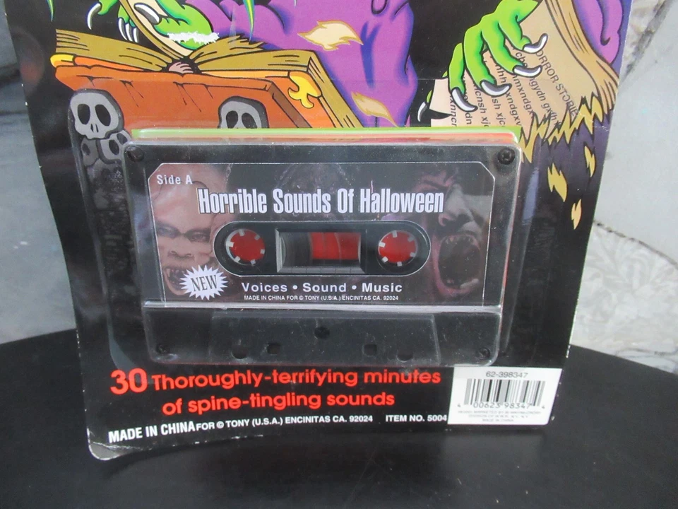 RARE Vintage HALLOWEEN Chamber of Horrors Cassette Tape Voices Sound Music - Image 3 of 4