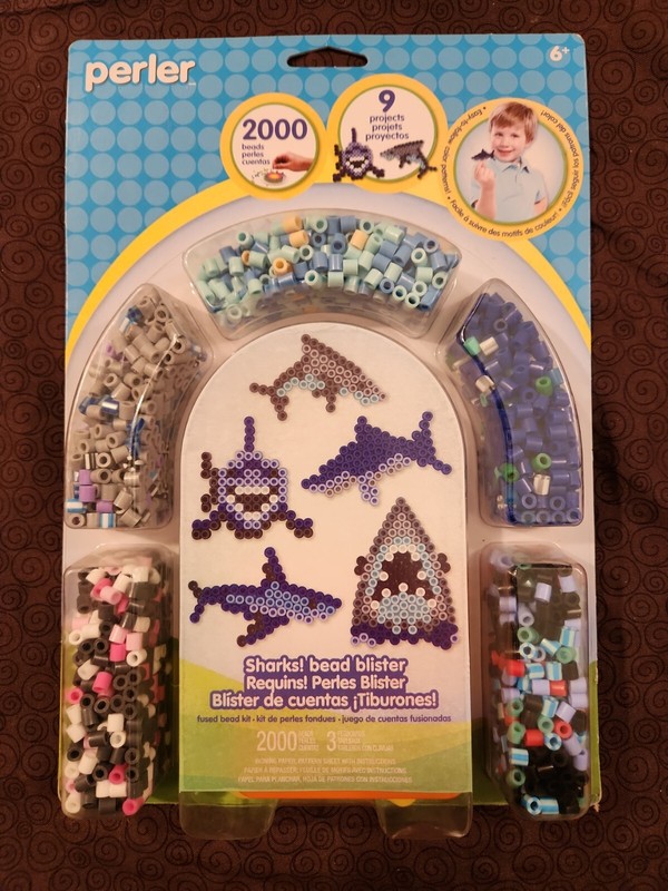 Perler Fused Bead Kit - Sharks - NEW!