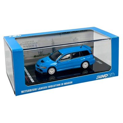 INNO64 - Mitsubishi Lancer Evolution IX Wagon, blue - 1:64 - IN64-EVO9-WBLU