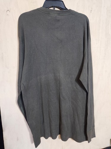 Vintage Polo Country Ralph Lauren Henley Long Sleeve Shirt M Green Hong Kong - Picture 3 of 4