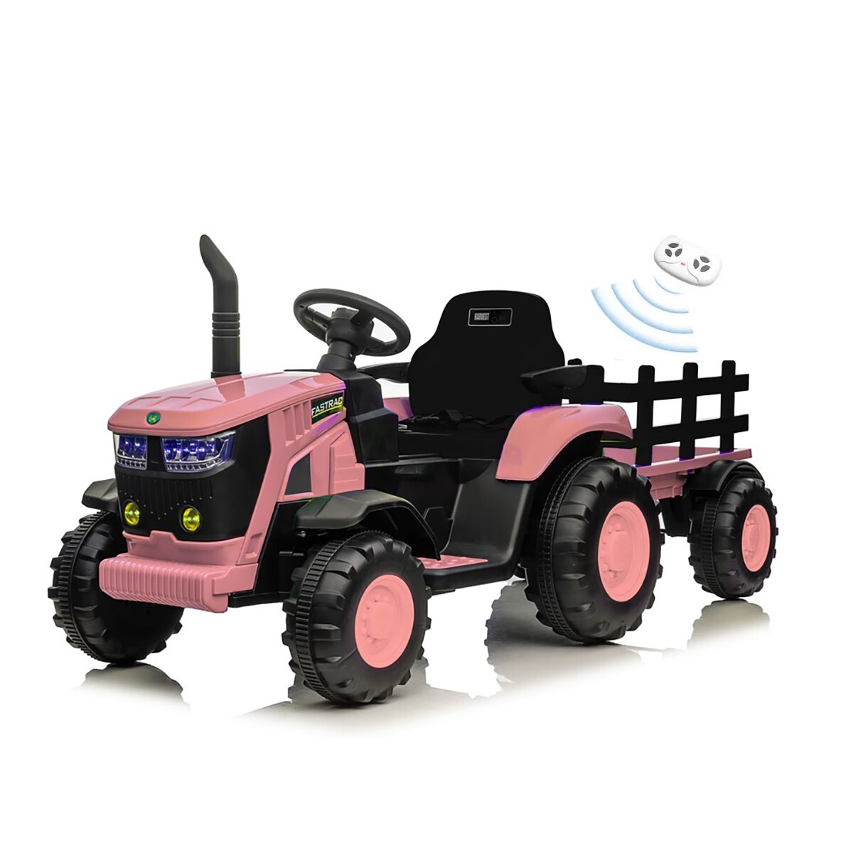 Toy Tractors Rolly Pink Tractor Pink Toddler Push Along Ride On