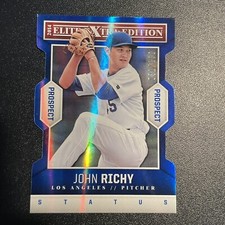 2014 Panini Elite Extra Edition Prospects Blue Die-Cuts /100 John Richy