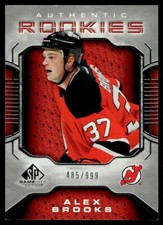 2006-07 SP Game Used ROOKIE Alex Brooks Rookie 485/999 New Jersey Devils #130