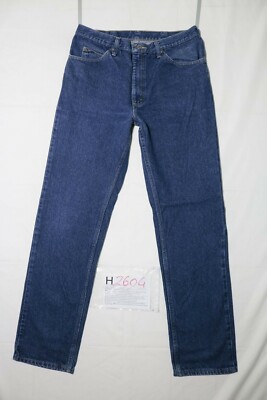 Lee REGULAR INDIGO usato W34 L34 denim jeans dritto