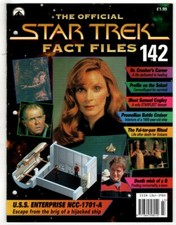 Star Trek Fact Files #142. VFN. Beverley Crusher, Promellian Battle Cruiser
