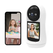 3MP Wifi Camera 2.8 Inch IPS Screen Baby Cry Detection Security PTZ Baby Monitor