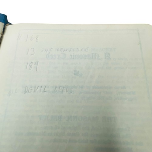 1951 Masonic King Solomon’s Edition Bible Illustrated Bonded Blue Leather - Imagen 11 de 15