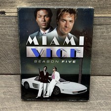 Miami Vice Season Five 5 DVD, 5-Disc Set Complete w/ Slipcover
