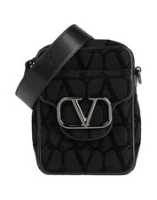 Image of Valentino Garavani - Men - Woven Across-body bag - Black