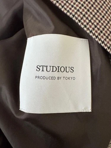 Studious Wool- Serge Big Silhouette Blouson Brown Size 2 Japan image 5