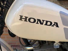 TWO MOTORBIKE STICKERS DECALS. HONDA CHOOSE SIZE AND COLOUR. Post inc.