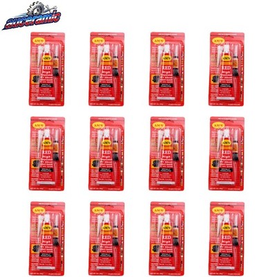 12 High-Temp Red RTV Silicone Gasket Maker VISBELLA Sealant for Valve covers NEW