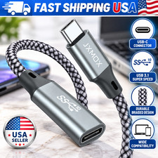 USB C Extension Cable 3.3FT 1M 10Gbps USB 3.2 Type C Male to Female Adapter