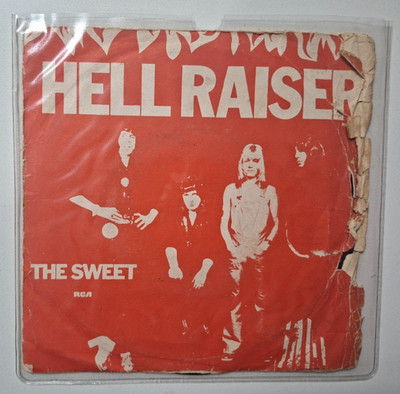 THE SWEET  Hell Riser RARE  ISRAELI P/S