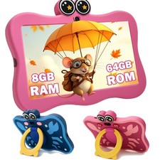 7 Inch Toddler Learning Tablet for Ages 2-10 Android 13 Kids Tablet Crab Design