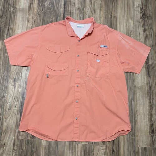 2 camisas Columbia PFG para hombre 2XL azul coral omni-sombra pesca al aire libre ventiladas - Imagen 2 de 21