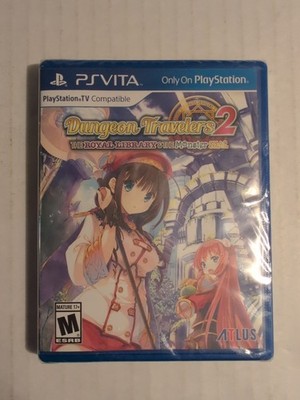 Dungeon Travelers 2: The Royal Library & the Monster Seal PSVITA SEALED NIB