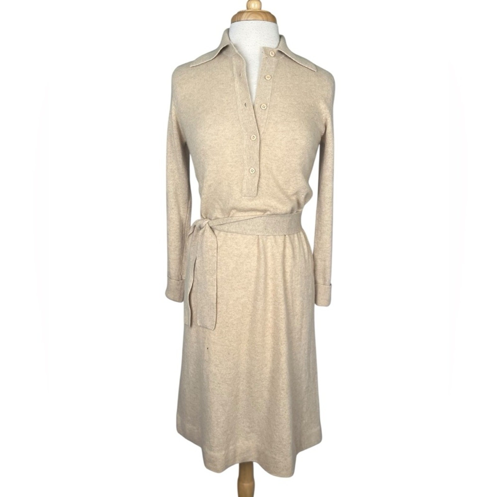 Vintage cashmere sweater dress by Francesca for Damon, sold at Bergdorf Goodman