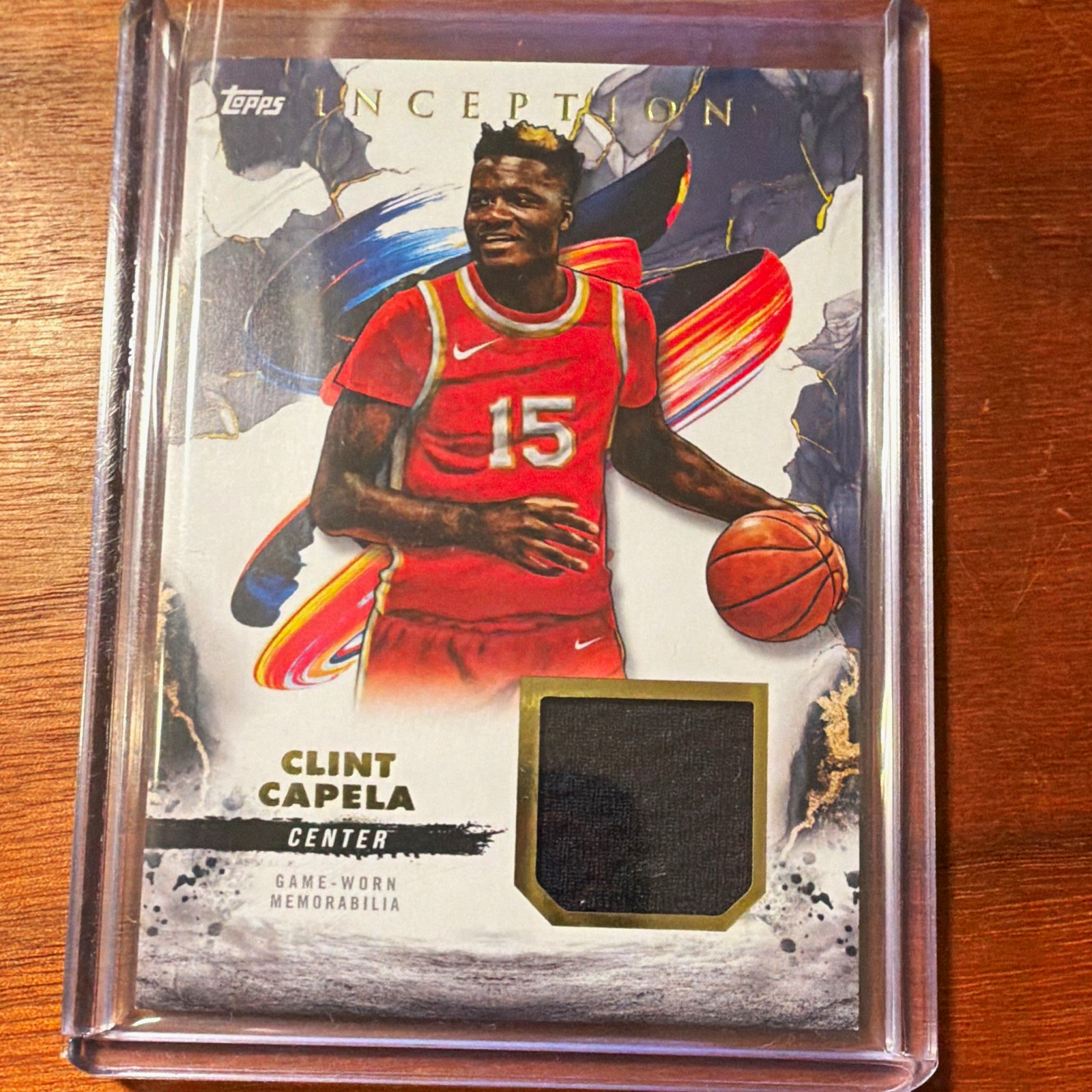 Topps 2024-25 Inception Relics Clint Capela Memorabilia REC-CC Atlanta Hawks🔥