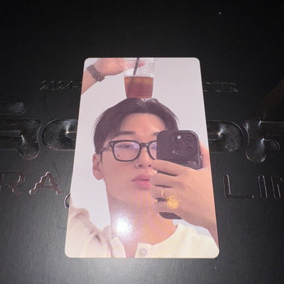 Ateez San Official Photocard Golden Hour Part 4 Digipack Coffee San