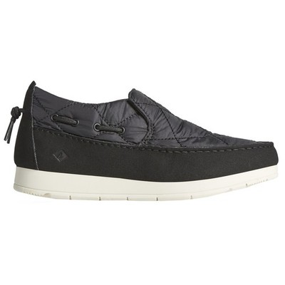 Sperry Sperry MocSider Nylon Shoe Womens Black Flats Casual STS87049