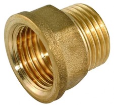 Tap Thread Extension Brass BSP Extend Tap Screw 1/2" or 3/4" Male x Female ext