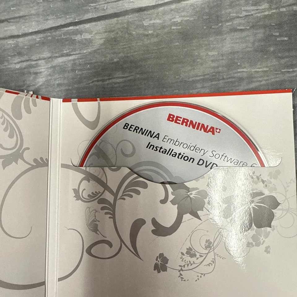 Bernina Embroidery Software 6 V6 Installation Replacement CD w/ Manual - Image 3 of 4