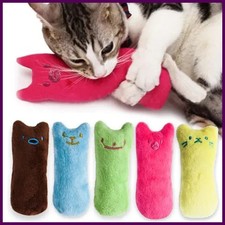 Teeth Grinding Catnip Toys Funny Interactive Plush Cat Toy Pet Kitten Chewing