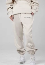 Comfrt Unisex Pants Tranquil Sweatpants Cotton Sz: S NWT Joggers