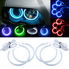 4pcs Rgb Cotton Led Angel Eyes Lamp For Bmw E36 E39 E46 Halo Ring Car Headlights
