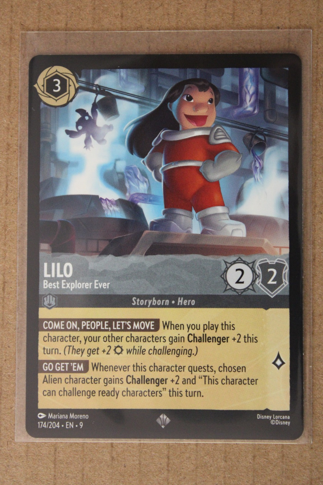 Lilo Best Explorer Ever - 174/204 Regular Fabled Lorcana TCG Near Mint