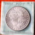 1897 S Morgan Silver Dollar US BU Uncirculated Condition
