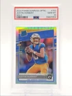 JUSTIN HERBERT 2020 DONRUSS OPTIC RATED ROOKIE HOLO RC PSA 10 Q0004