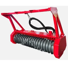 Raytree Skid Steer Drum Mulcher Forestry Mulcher Tree Bush Land Clearing 72"