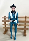 Marx Johnny West Custom Sheriff Figure, Head Sculpt Actor Chris Evans