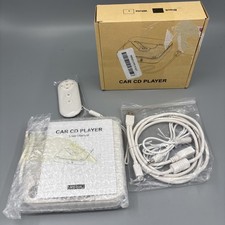 Portable Car CD Player, Plug Play CD Player for Car, Anti-Skip, USB