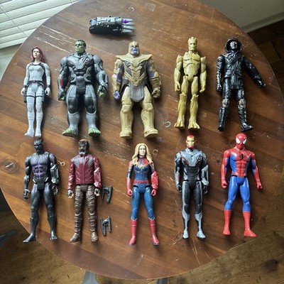 Hasbro Avengers Endgame Marvel Titan Hero Series Lot Of 10 Figures 2018 Action
