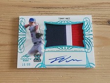 2021 Leaf Trinity - Patch Autograph Auto Platinum #PA-TM2 Tommy Mace #16/99 