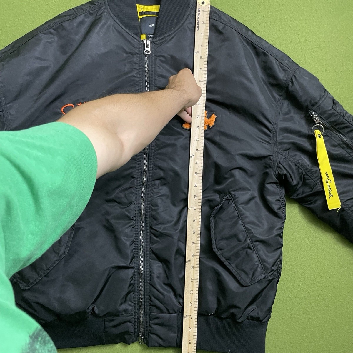 The Simpsons H&M Bomber Jacket Men's US XS / S Oversized Fit