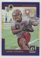 2017 Donruss Optic Rookies Purple Prizm 38/50 Jeremy Sprinkle #115 no9
